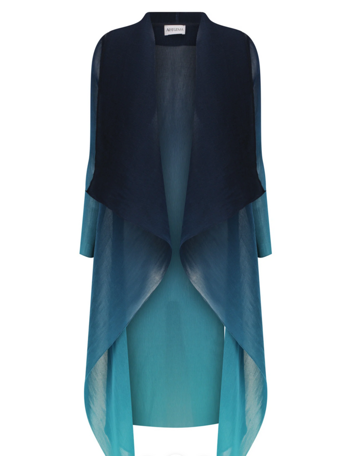 Alquema | Havana Coat / Havana Dress Twilight Blue To Peacock