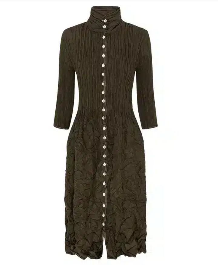 Alquema | Nehru Dress Olive