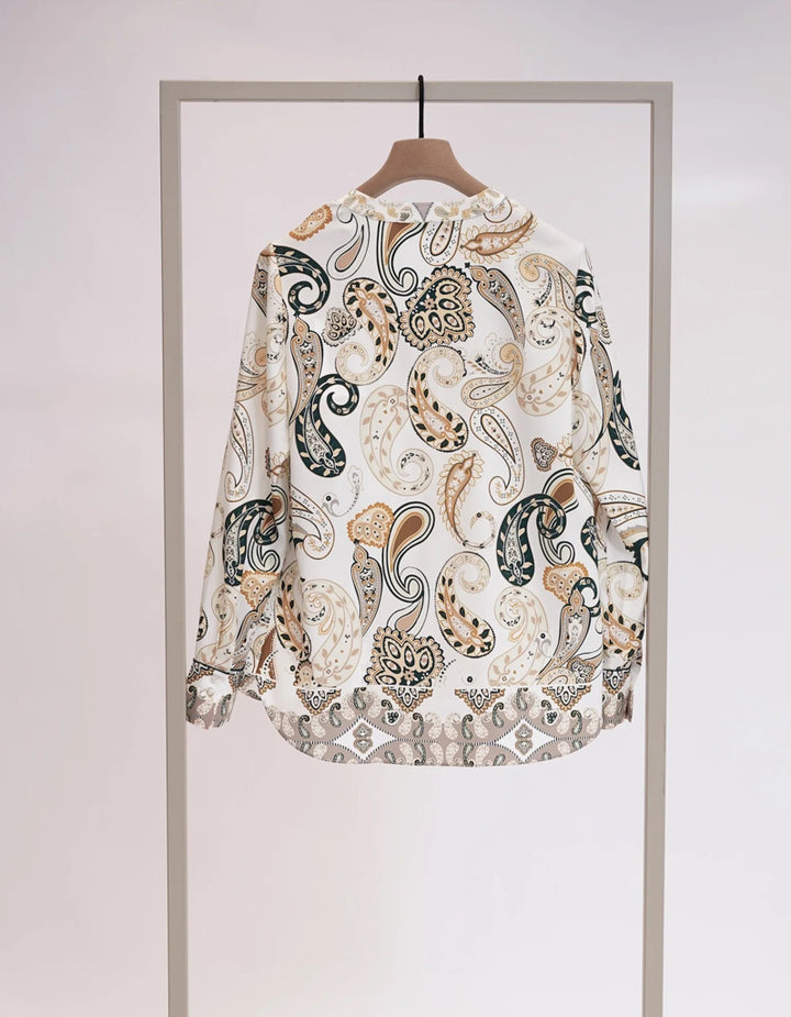 Herzens Angelegenheit | 6069 Silk Blouse Taupe