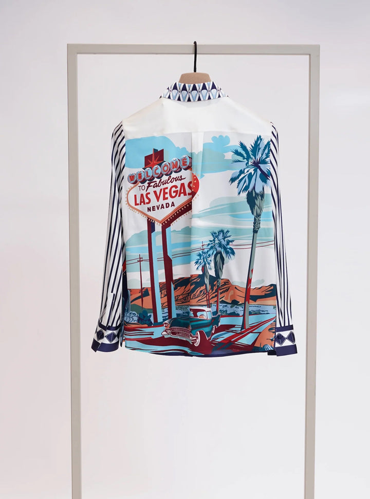 Herzens Angelegenheit | 6160 Silk Blouse Blue