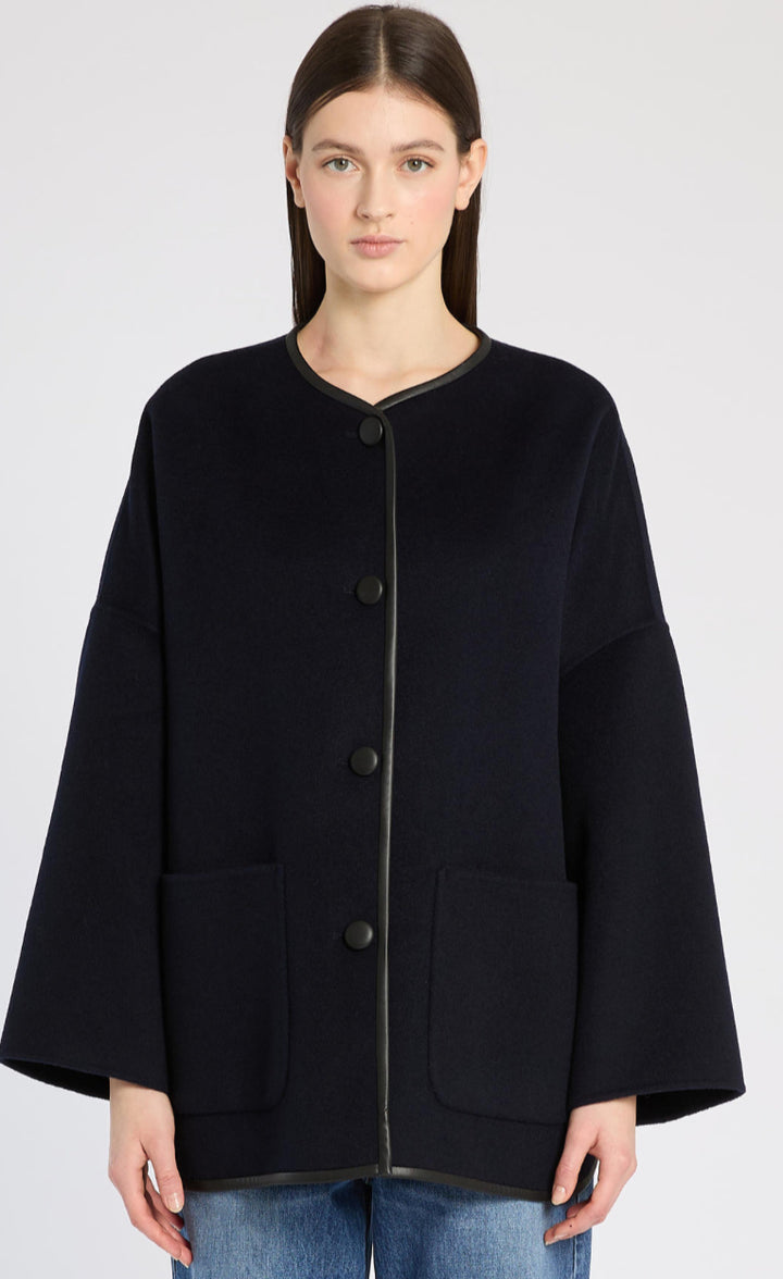 Marella | Satira Short Coat Midnight Blue