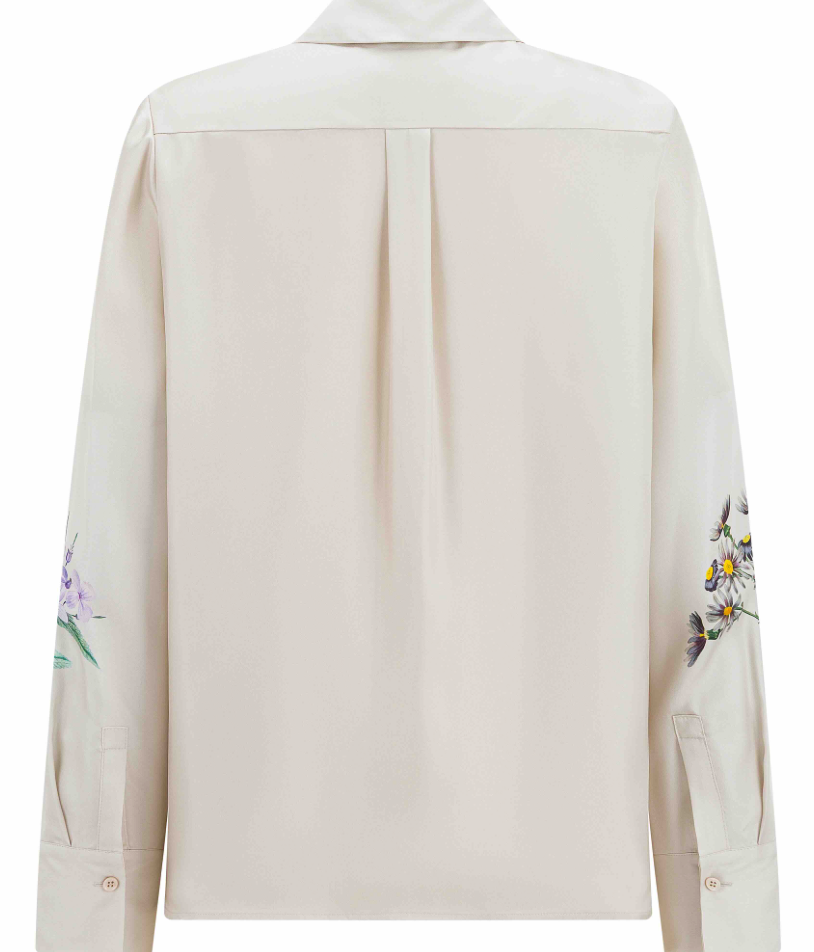 Herzens Angelegenheit | 6183 Silk Blouse Limestone