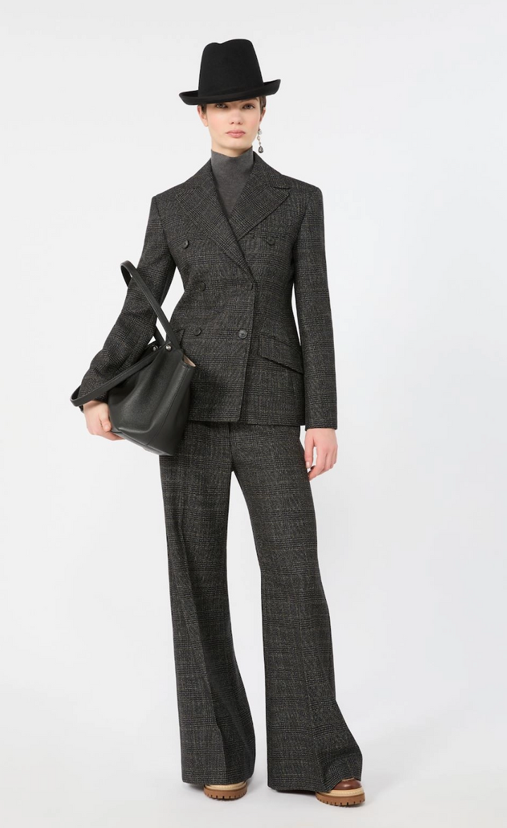 Weekend Max Mara | Pacca Wool Trousers Dark Grey