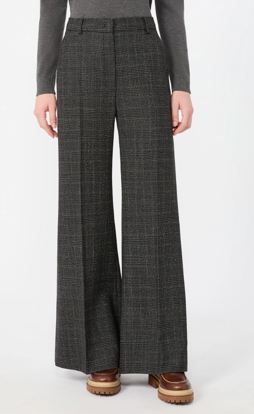 Weekend Max Mara | Pacca Wool Trousers Dark Grey