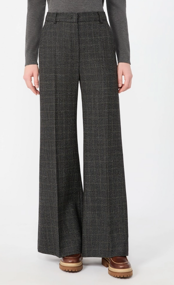 Weekend Max Mara | Pacca Wool Trousers Dark Grey