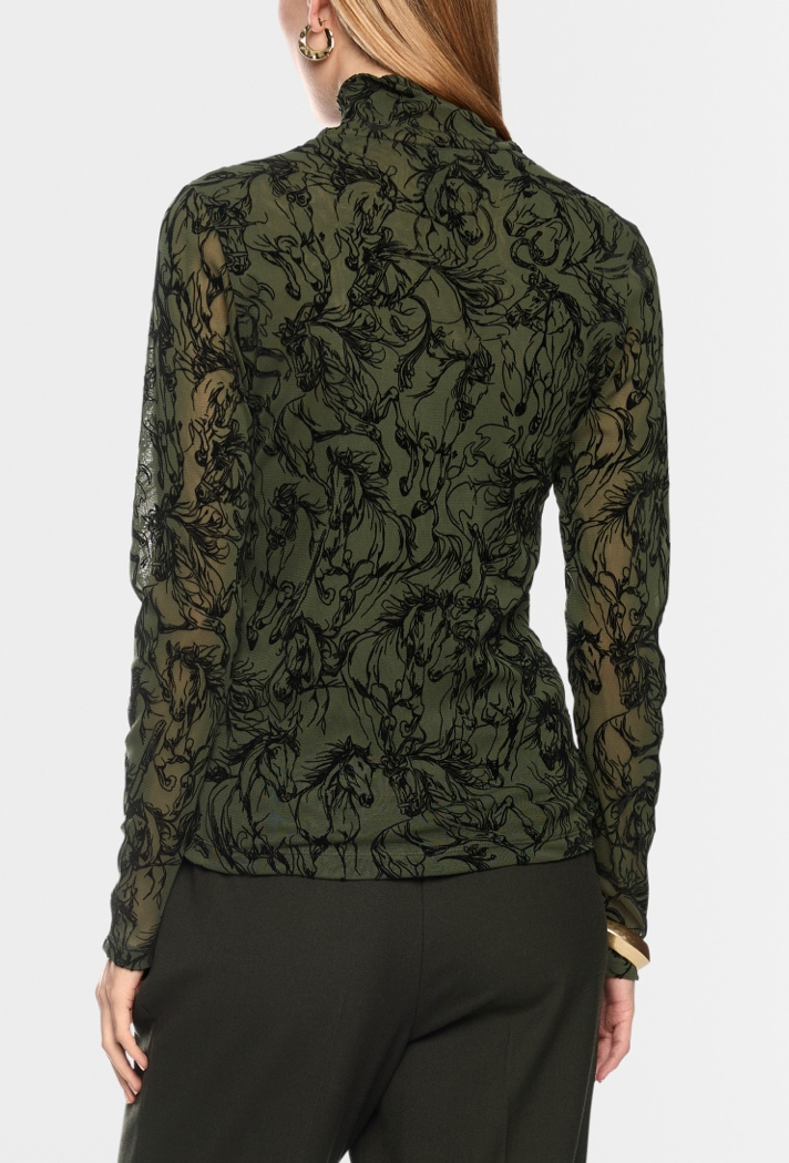 Marc Cain | BC 48.63 J19 Tshirt Forest Night New