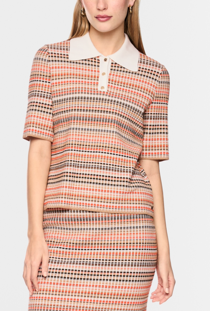 Marc Cain | BC 53.07 M31 Polo Shirt Tannin