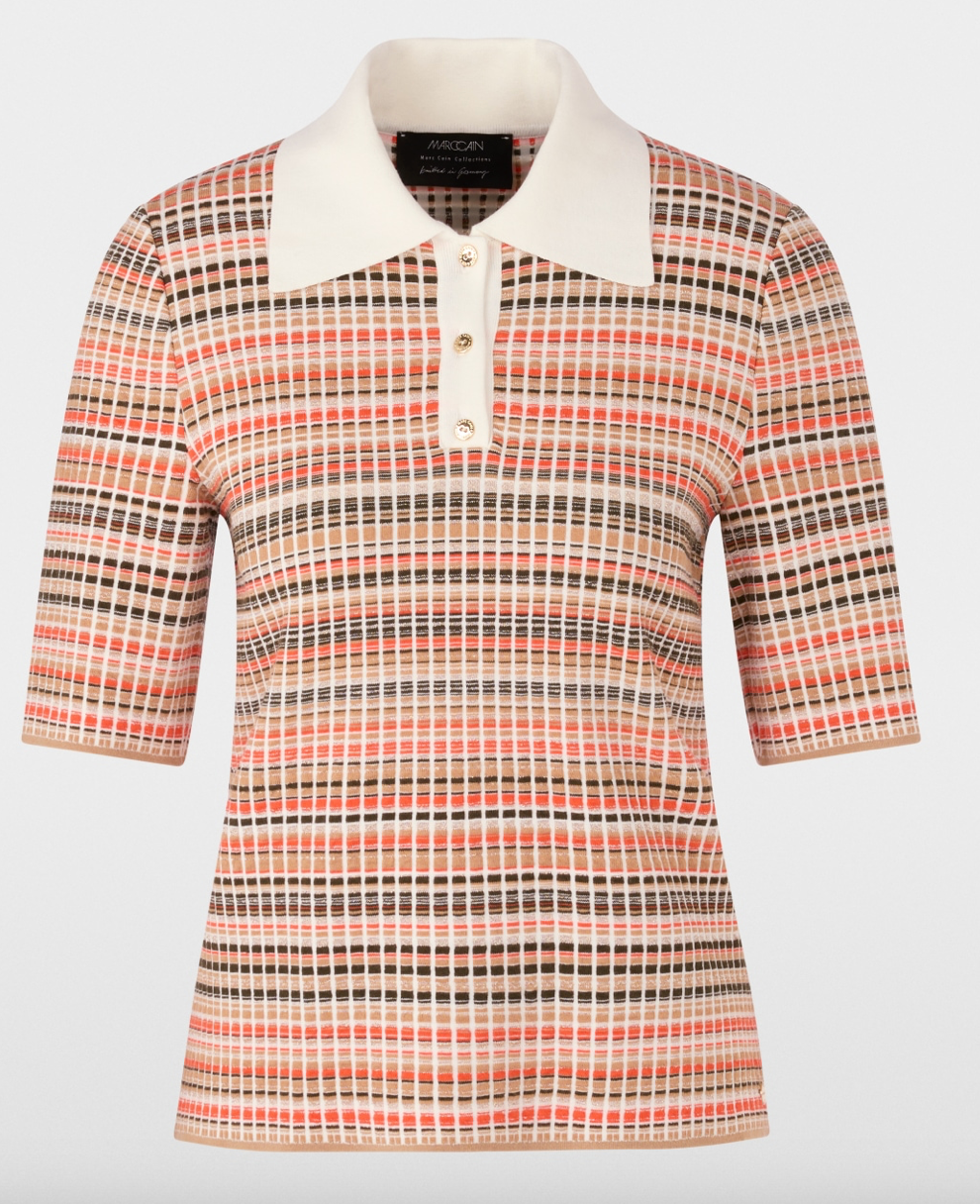 Marc Cain | BC 53.07 M31 Polo Shirt Tannin