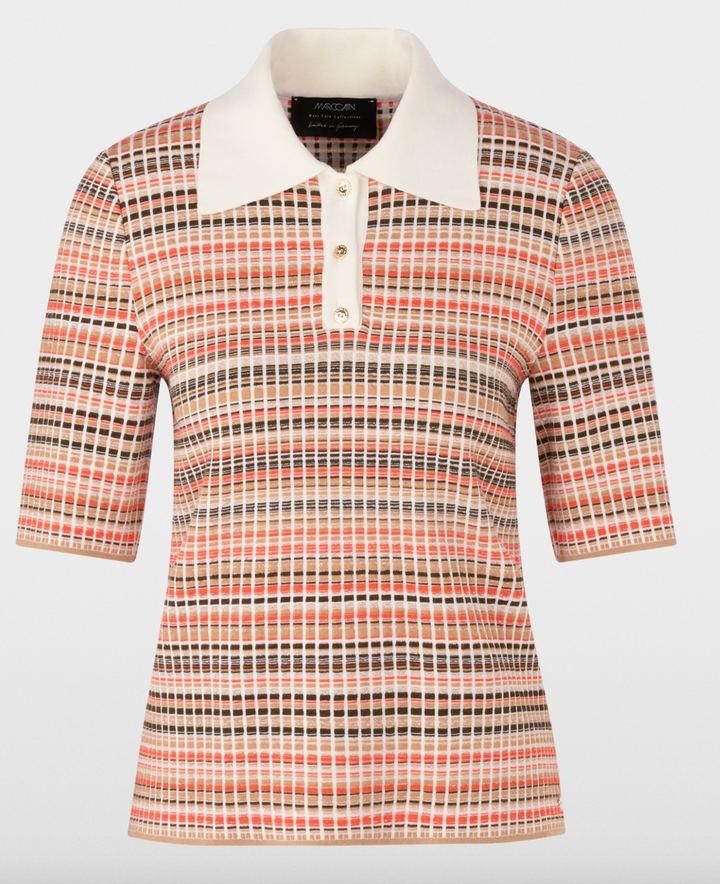 Marc Cain | BC 53.07 M31 Polo Shirt Tannin