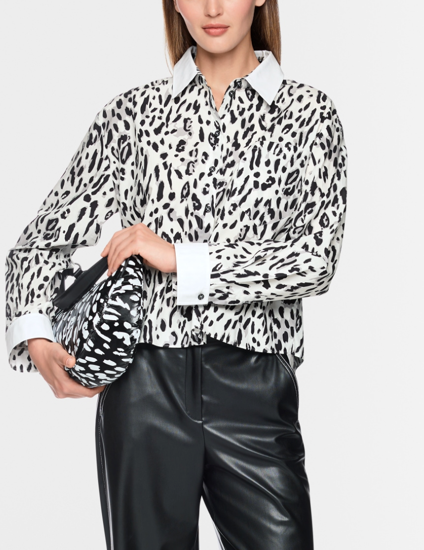 Marc Cain | BS 51.21 W82 Blouse White and Black