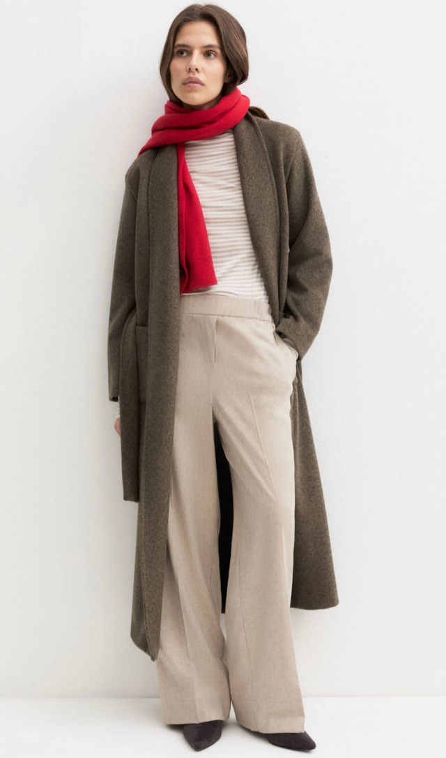 Emme | Teca Trousers Ecru Plain