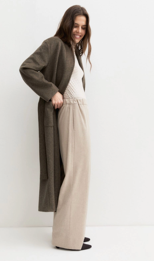 Emme | Teca Trousers Ecru Plain