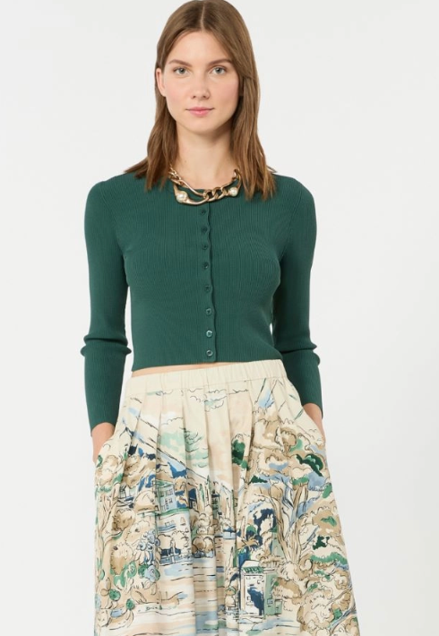 Weekend Max Mara | Tennis Cardigan Green