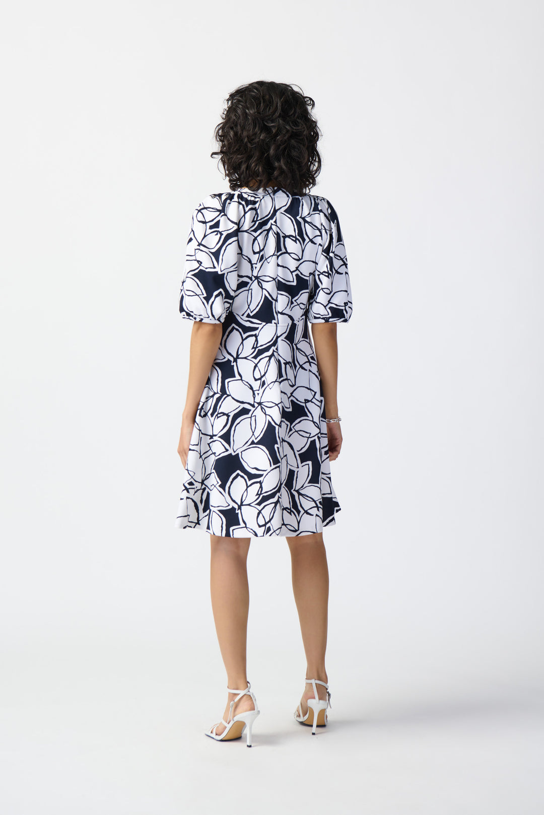 Joseph Ribkoff : Dress 241006 Midnight/Vanilla