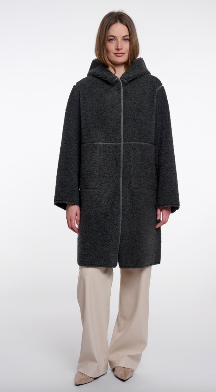 Rino &amp; Pelle | Ami long coat Urban Teal