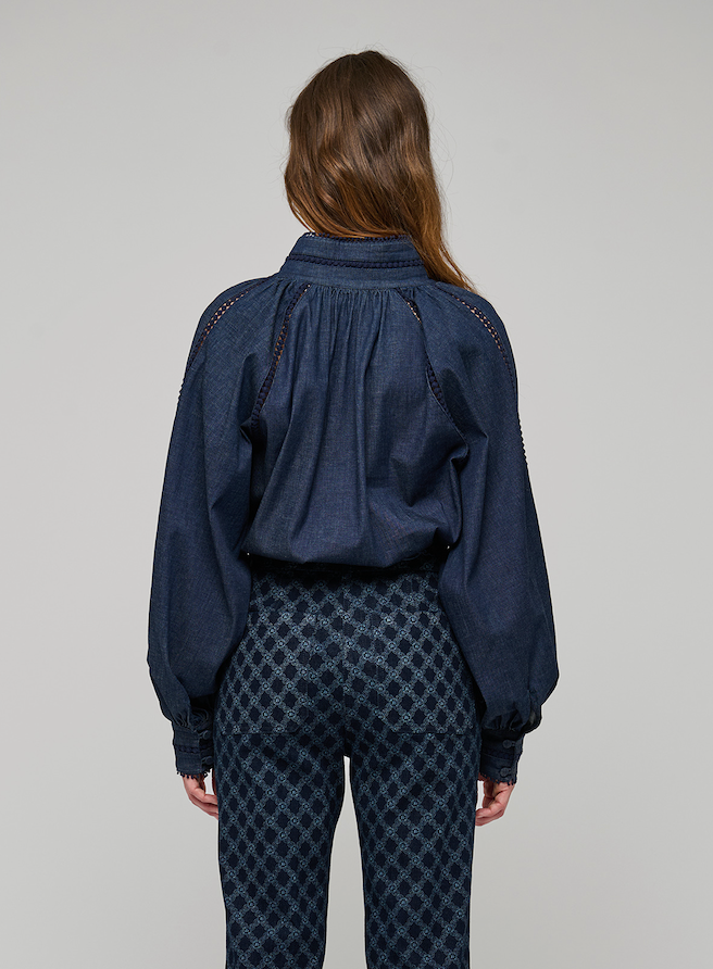 Dea Kudibal | Monia Blouse Chambray Blue