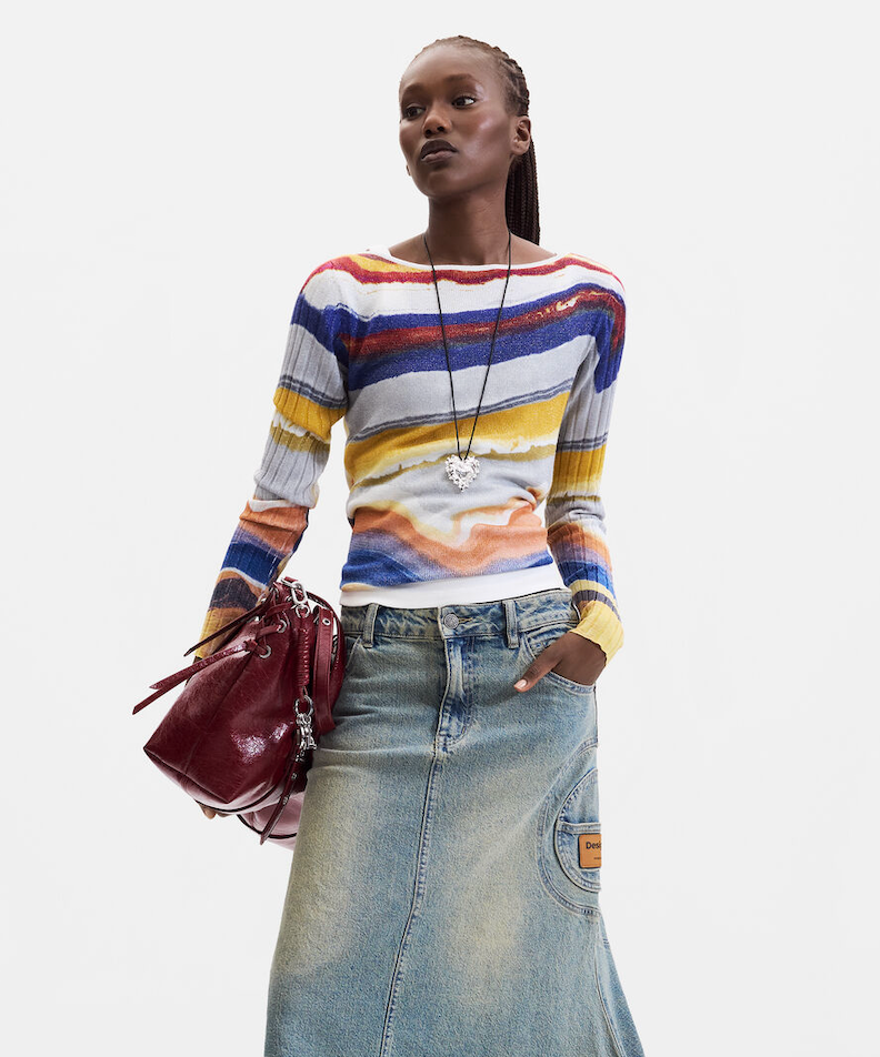 Desigual | 26WWJF43 Jumper Pale Blue