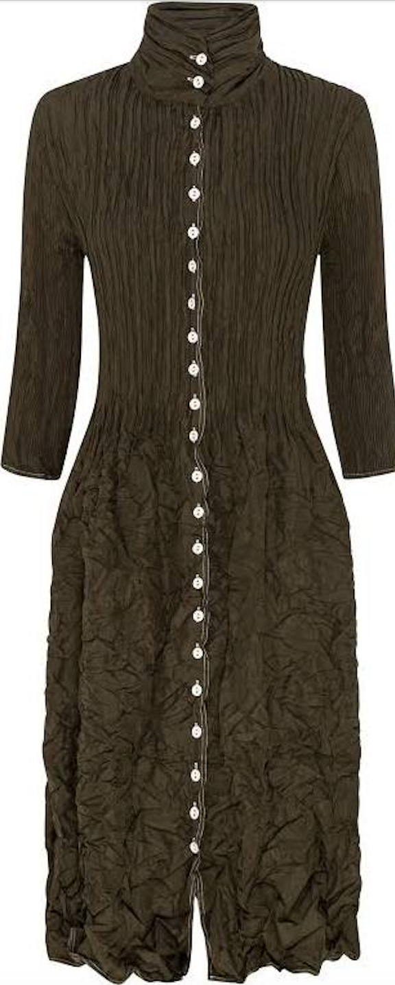 Alquema | Nehru Dress Olive