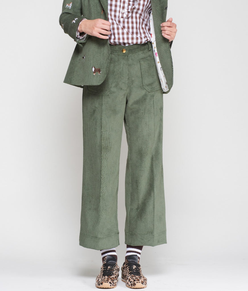 Vilagallo \  32701 Trouser Pana Veri