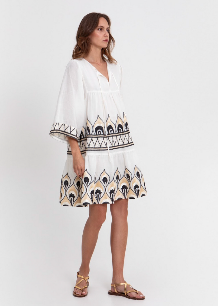 Greek Archaic > 4033165 Dress Nat/Blk