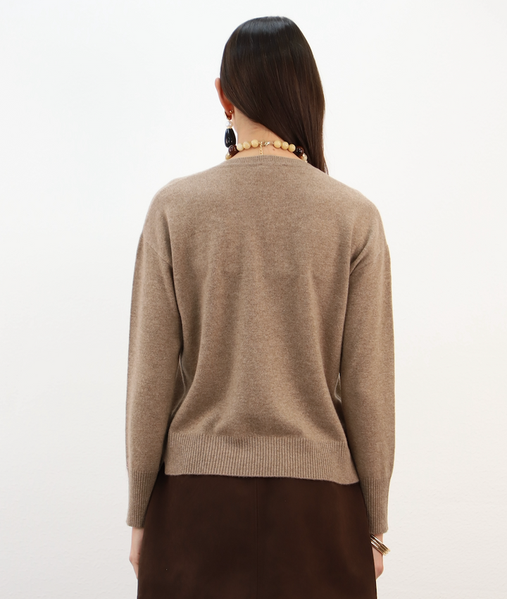 Esthème Cashmere | CKH6353C  Cashmere Jumper with Dog