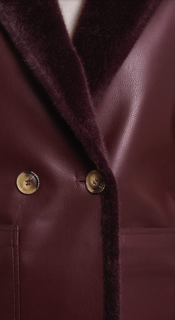 Rino &amp; Pelle | Ivon reversible coat Fudge Cloak