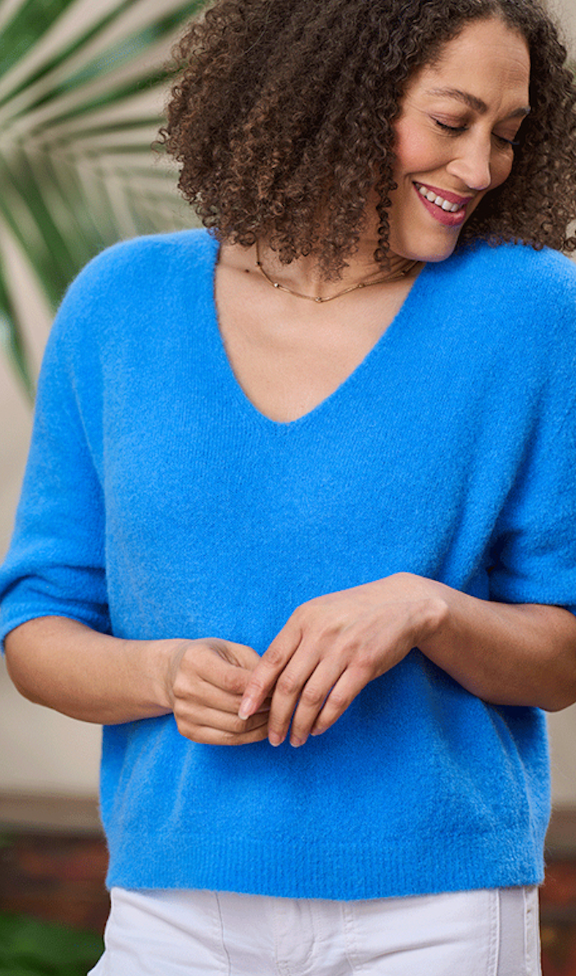 Luella > Valentina Alpaca Knit Blue