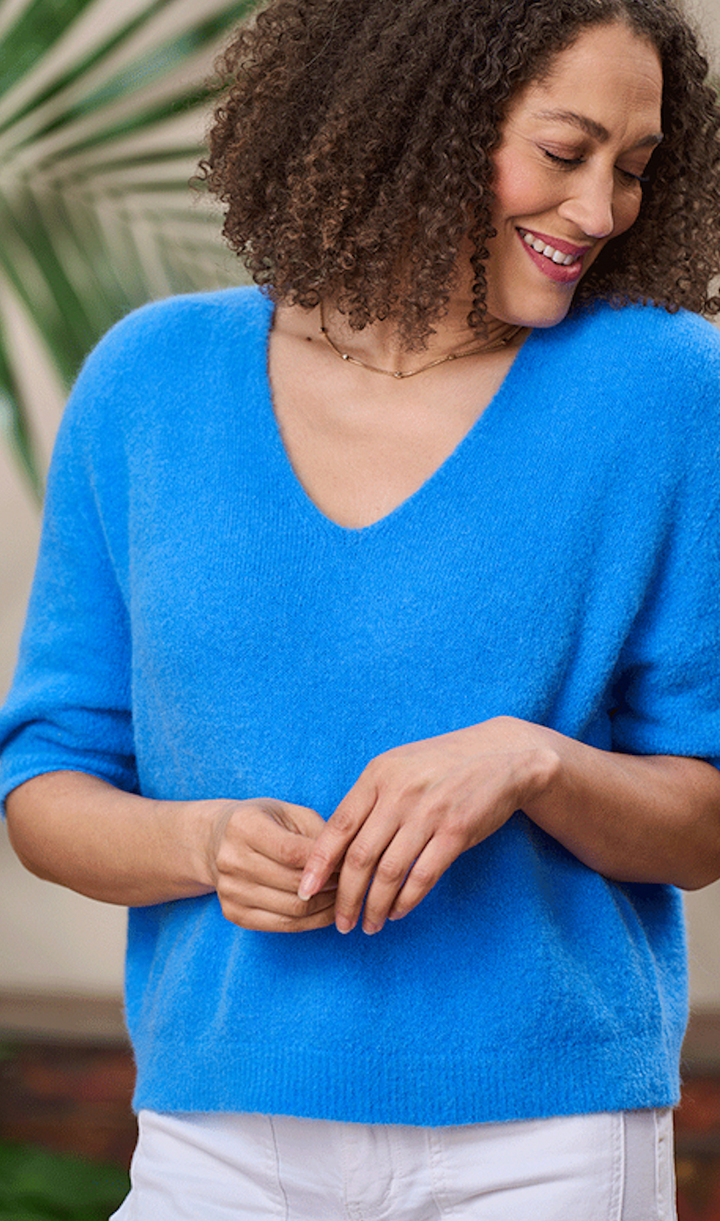Luella > Valentina Alpaca Knit Blue