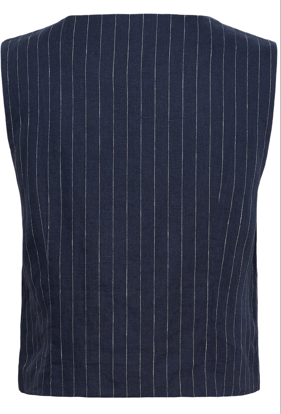 Part Two > Azania Waistcoat Blue Midnight Pinstripe