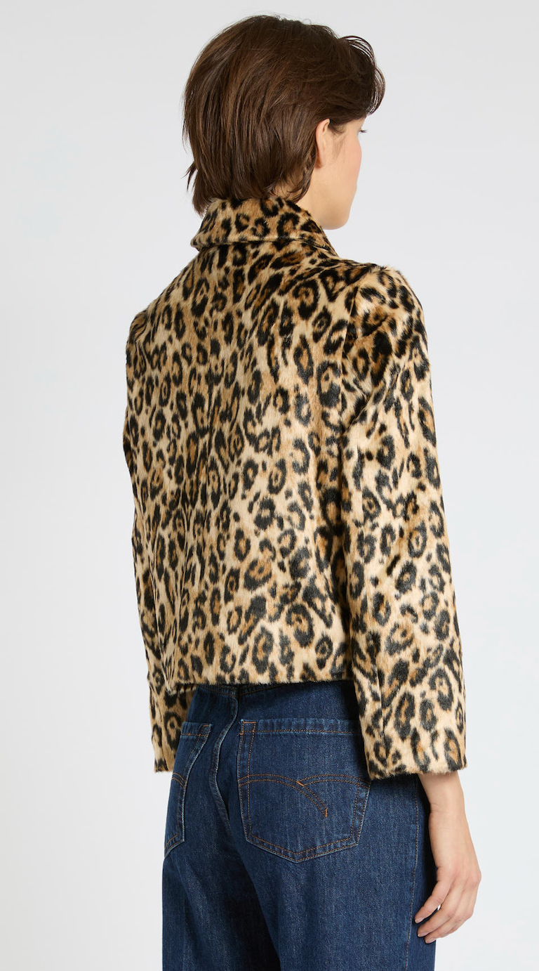 Marella | Angel Jersey Jacket Camel Spotted