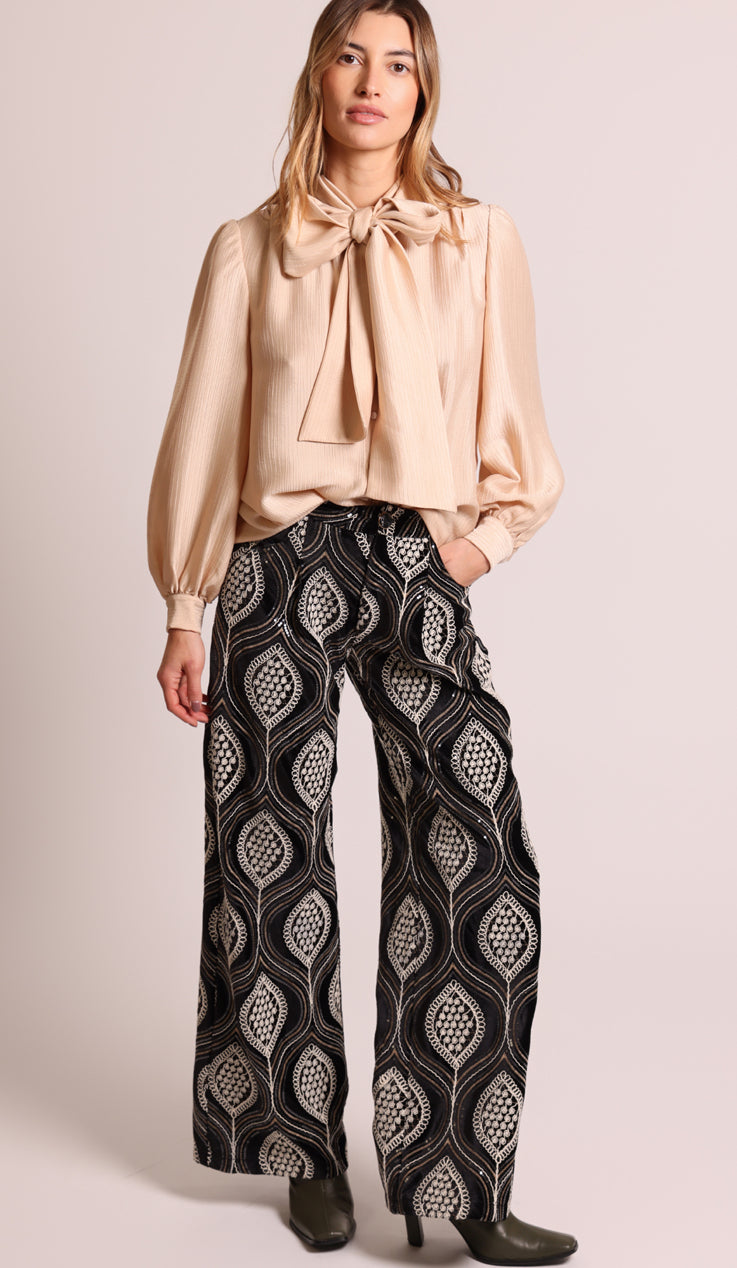 Traffic People \  LAA129  LuLu Trousers  Black