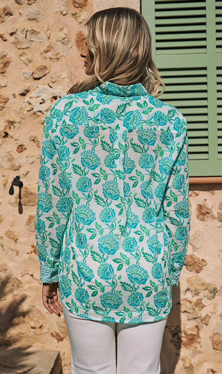 Luella > Toulouse Shirt Green/Turquoise