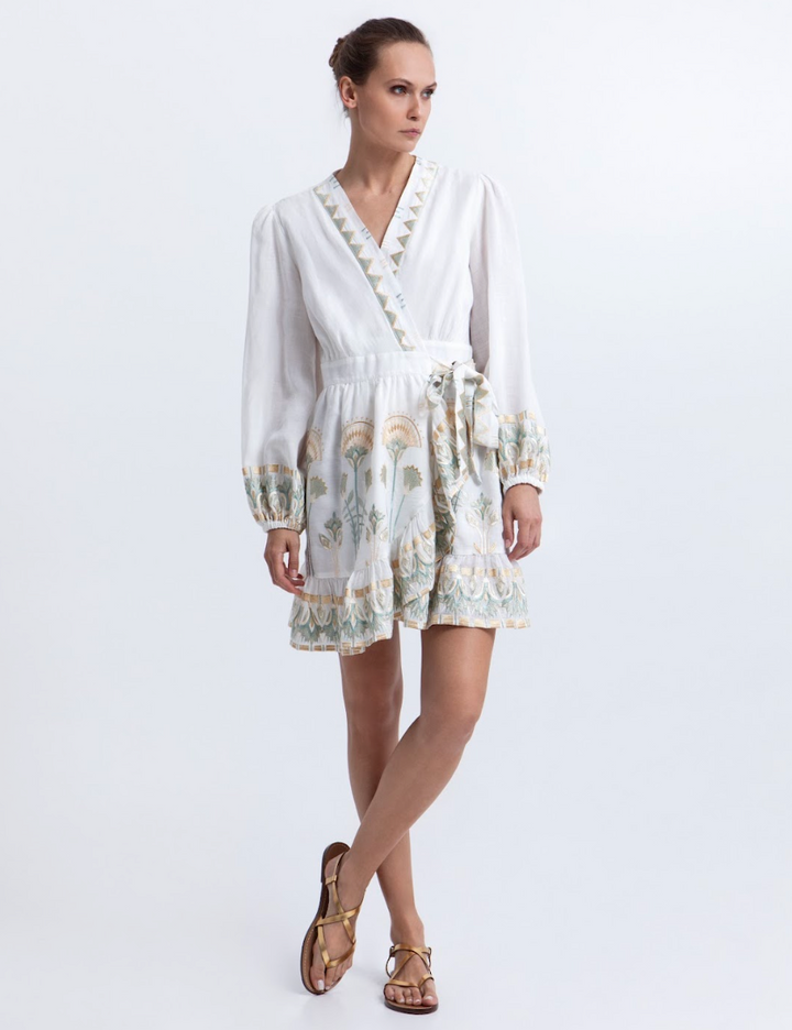Greek Archaic > 4073174 Dress Wht/Mult