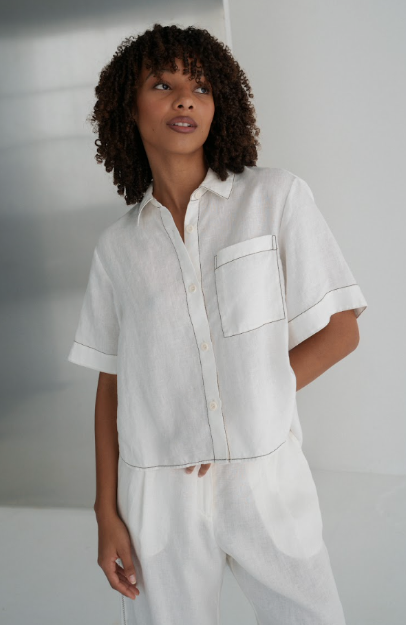 Lilly Pilly > Nika Shirt Ivory