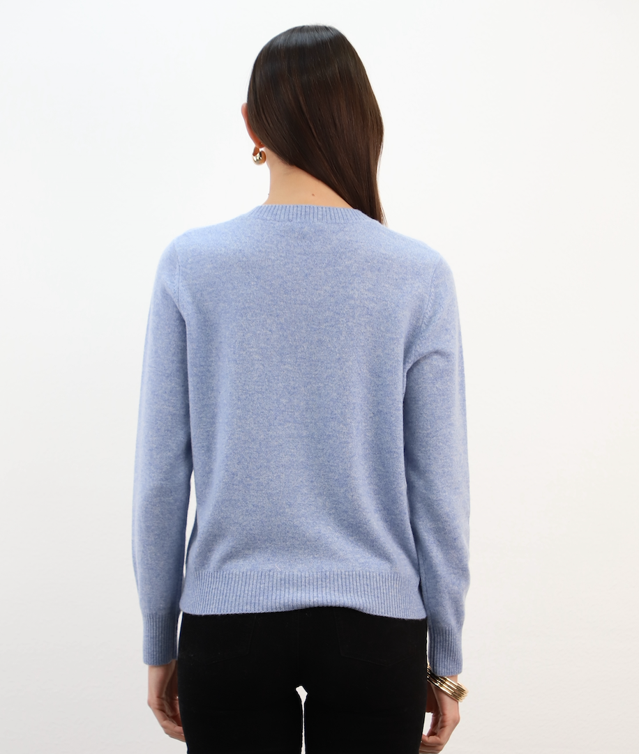 Esthème Cashmere | WES26093H  Cashmere Jumper with Peace