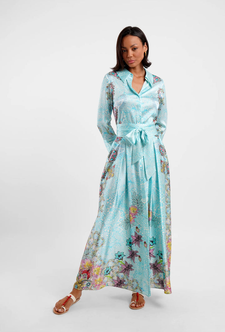 JRF > Floral Medley Dress Blue