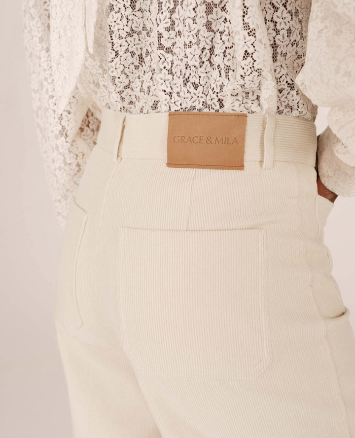 Grace &amp; Mila \ Samba Trouser Ecru