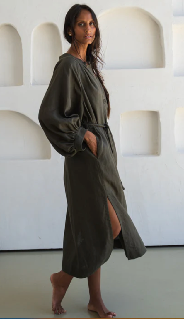 Lilly Pilly > Mae Dress Khaki