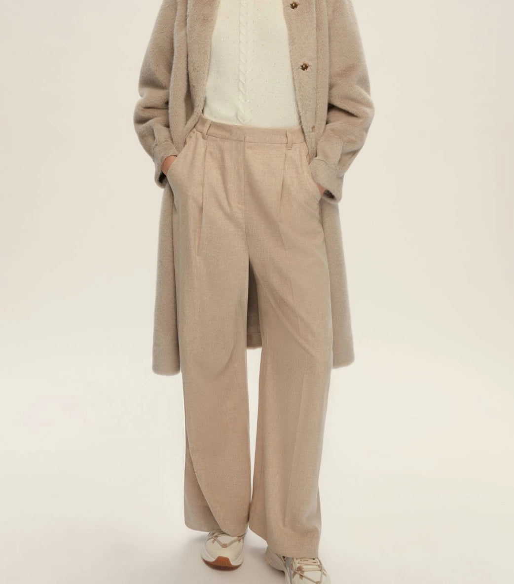 Emme \  Odilia Long Trouser Off White