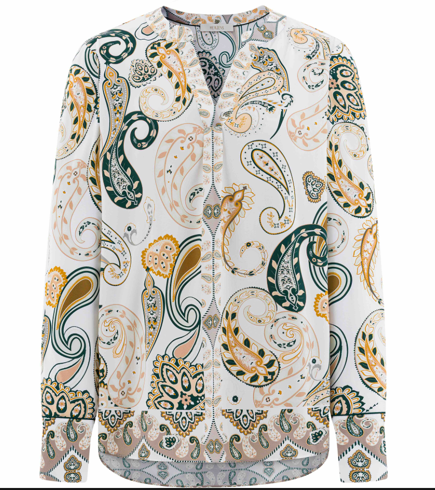 Herzens Angelegenheit | 6069 Silk Blouse Taupe