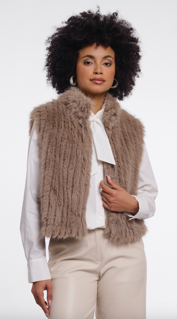 Rino &amp; Pelle | Dava waistcoat Mocha Latte