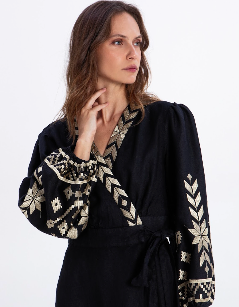 Greek Archaic > 2043236 Dress Blk/GLd