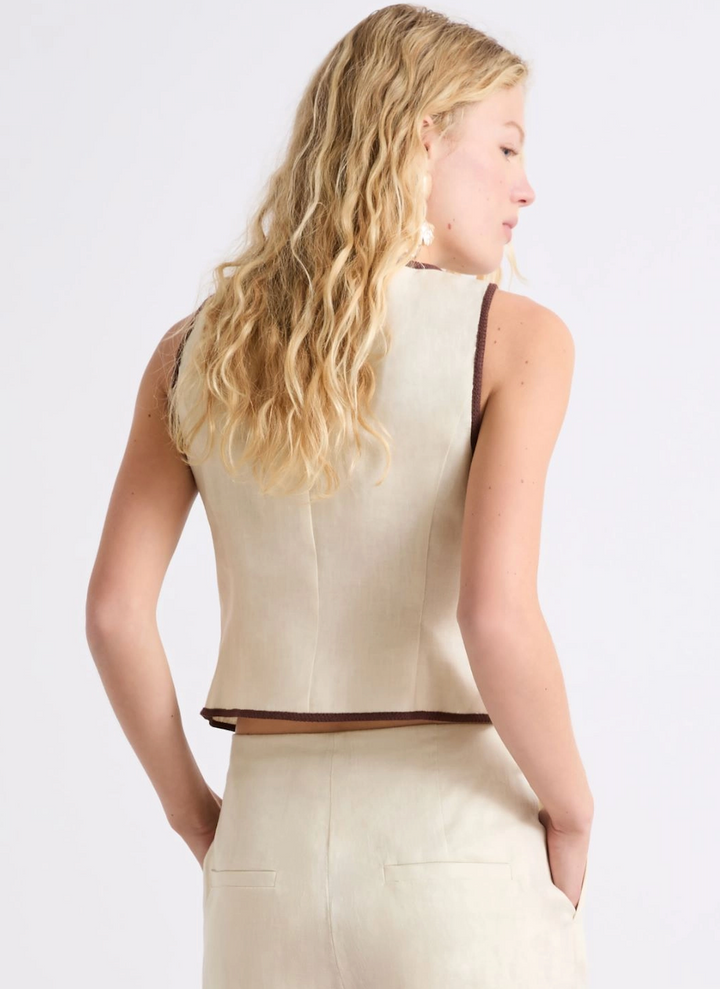Marella > Aerovia Waistcoat Cream