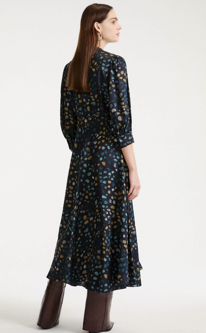 Marella | Fulcro Dress Navy Pebbles