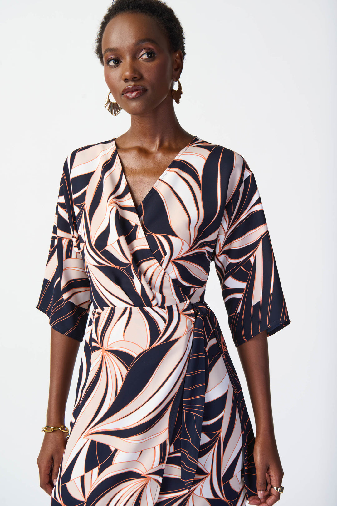 Joseph Ribkoff : Dress 241114 Midnight/Multi