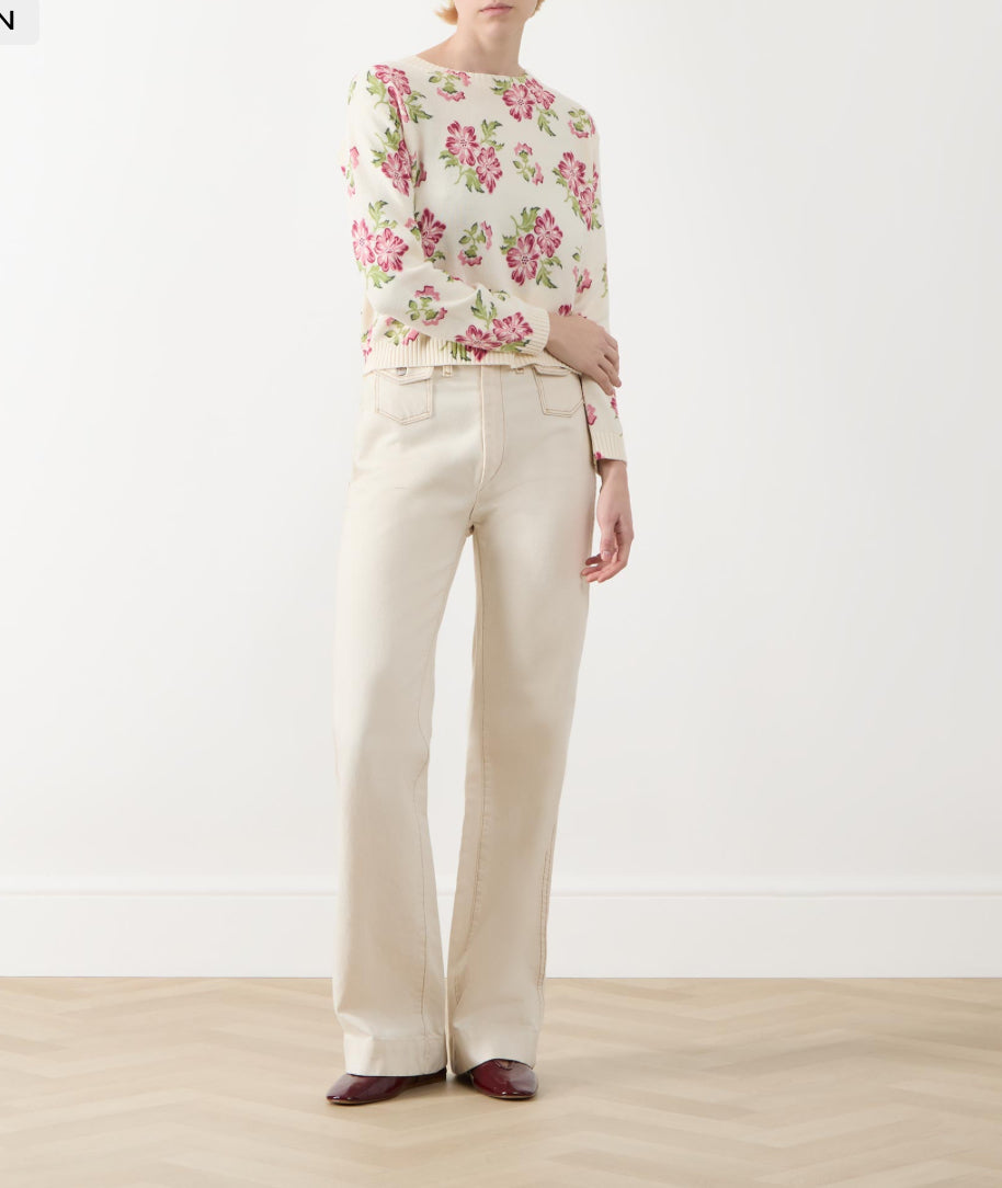Weekend Max Mara > Editto Sweater Ecru Floral