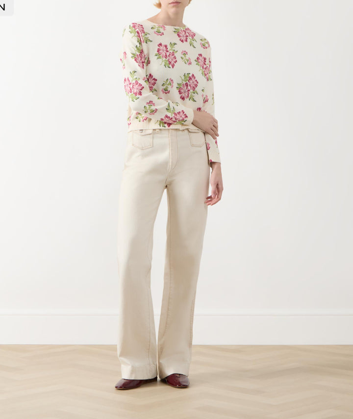 Weekend Max Mara > Editto Sweater Ecru Floral