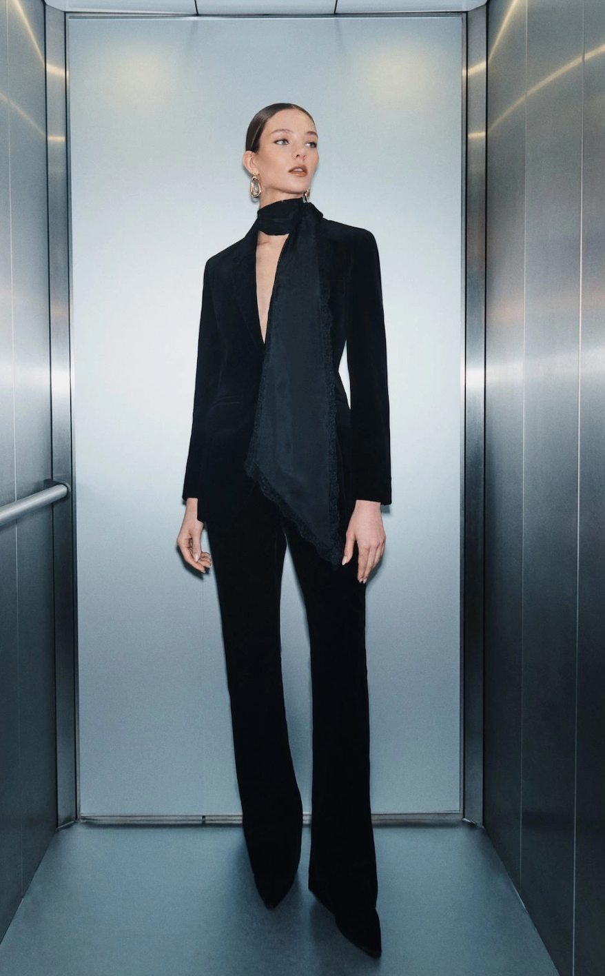 Marella | Ricamo Trousers Black