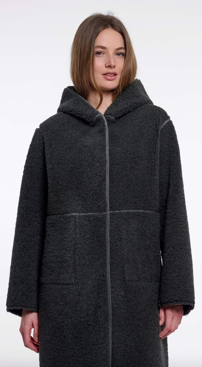 Rino &amp; Pelle | Ami long coat Urban Teal