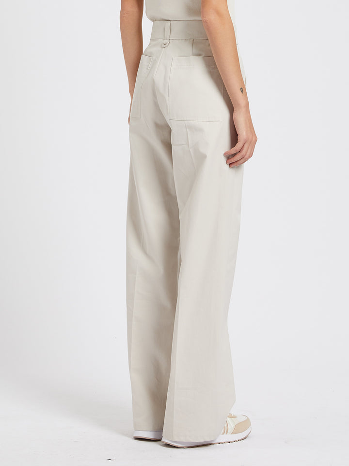 Marella :  Abito Long Trouser Wool White
